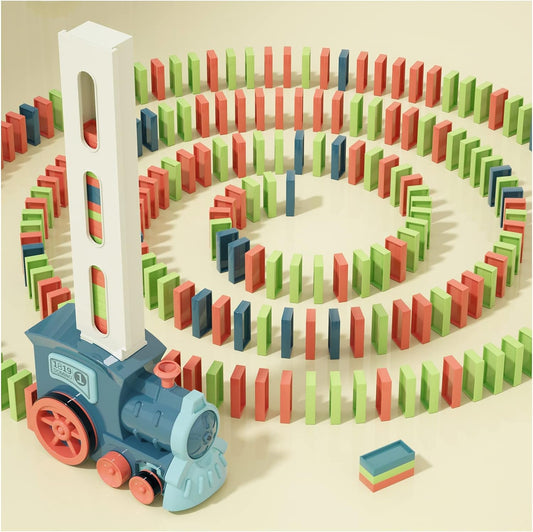 Kids Domino Train Toys